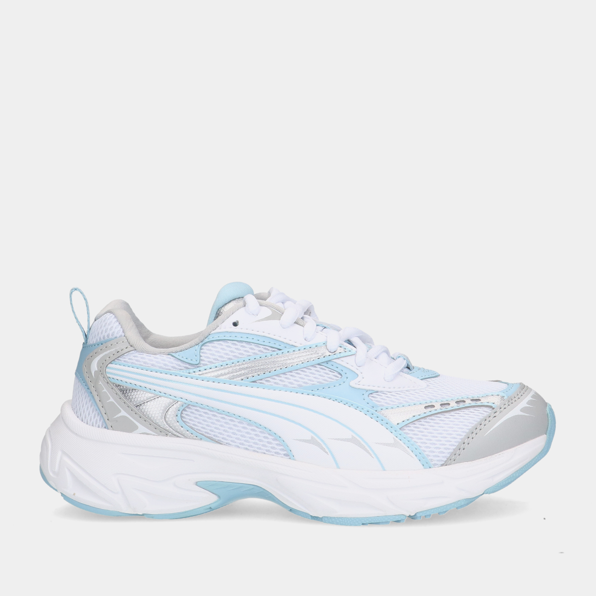 Puma Morphic White/Ash Gray kinder sneakers