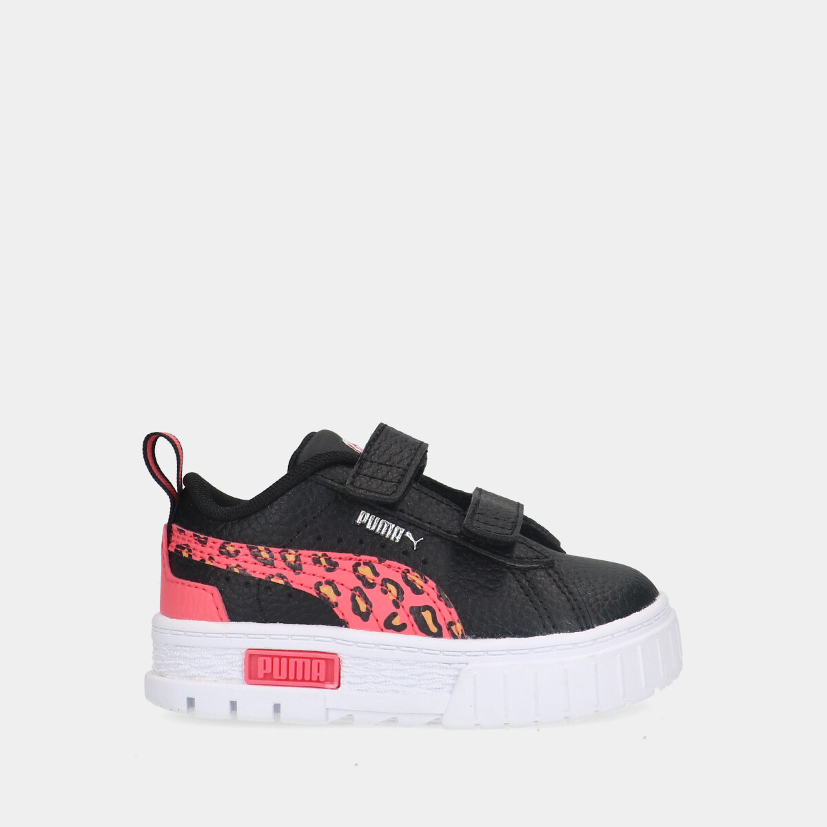 Puma Mayze Wild Black/Electric Blush peuter sneakers