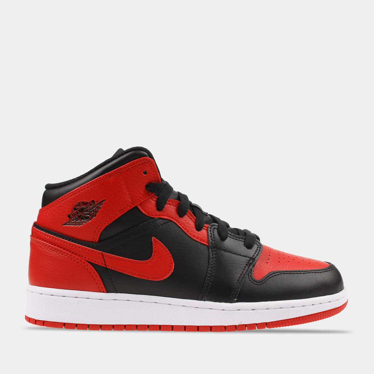 begrijpen kalligrafie prins Nike Air Jordan 1 Mid Banned Zwart/Rood | Zwart/Rood Dames| SNEAKERS